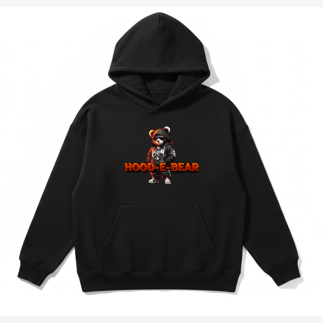 Black & Orange Hoodie