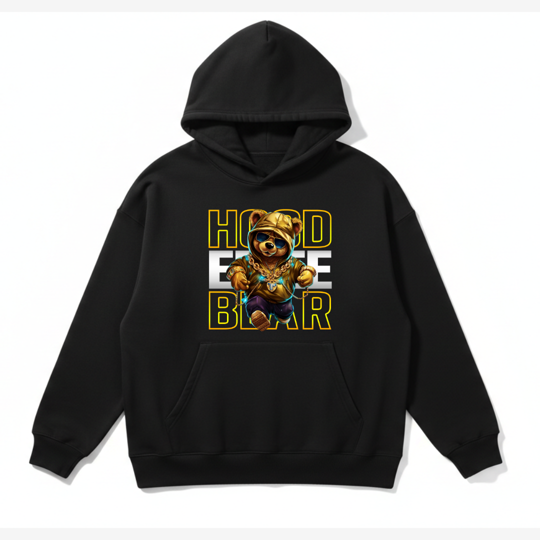 Black & Gold Mascot Hoodie