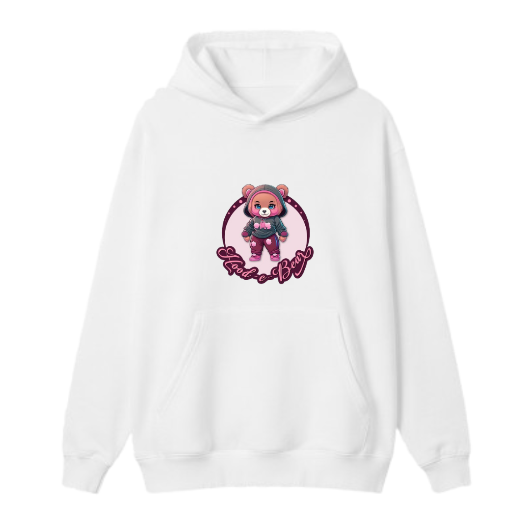 White Pink Hoodie